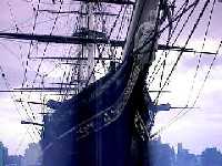 The Cutty Sark at Greenwich Pier